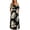 Black-3, variant on Bohemian Dress for Women Off Shoulder Summer Vacation Dresses with Pocket Short Sleeve Casual Ruffle Floral Dress Black-1 M
