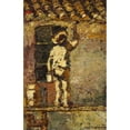 thumbnail image 3 of Adolphe Monticelli 17x24 Black Modern Framed Museum Art Print Titled - A Painter at Work on a House Wall (1875), 3 of 5