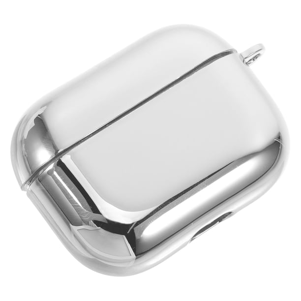 COSMOBETTY Caja Para Auriculares Inalámbricos Pro 3Rd Gen Material Duradero Plata
