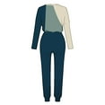 thumbnail image 6 of UAMVSH 2 Piece Sweatsuits Outfits Sets for Women Soft Jogging Workout Pants with Pockets Trendy Color Block Pullover Tops Long Sleeve Loungewear(SmallBlue), 6 of 7