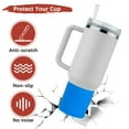 thumbnail image 4 of Silicone Water Bottle Boot [2PCS] - Anti-Slip Protective Sleeve Use for Protecting Water Bottles from Scratches - [Blue - 3.2 IN], 4 of 7