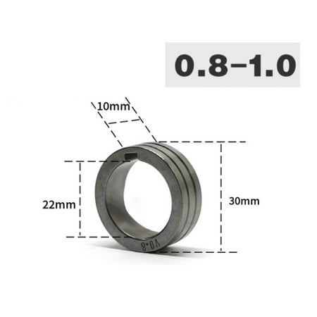 

Suyin 1Pcs 0.8/1.0mm Mig Welder Wire Feed Roller Drive Wheel Guide Feeder Welding