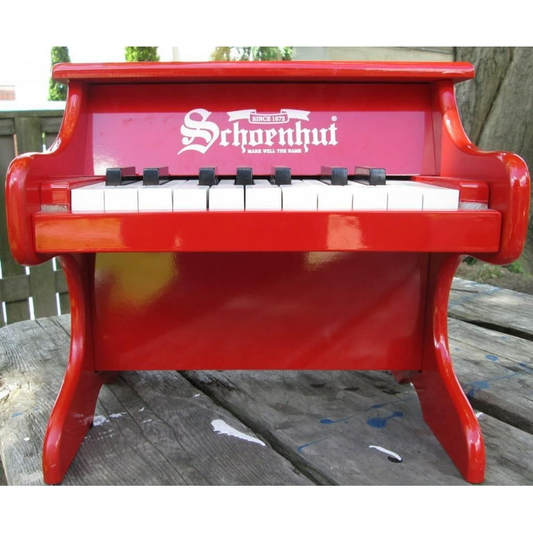 Schoenhut Toy Piano 1822R 18 key Red My First Piano - Walmart.com