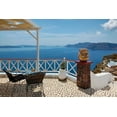 thumbnail image 2 of Larry Malvin 18x13 White Modern Wood Framed Wall Art Titled - Filotera Villa Deck View, 2 of 5