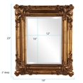 thumbnail image 4 of Tyler Dillon Gold Wood Frame Edwin Decorative Wall Mirror - 23" H x 20" W, 4 of 7