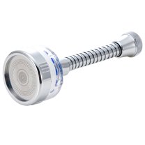 Qyaukm Faucet Water Filter, 3-Layer Filtration to Remove Chlorine & Heavy Metals, Universal Fit for Kitchen & Bathroom Tap, Purifies Hard Water, Easy Installation(Long Version)