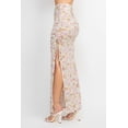 thumbnail image 3 of Front Knot Floral Top & Ruched Maxi Skirts Set, 3 of 5