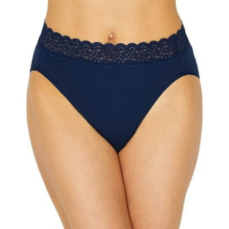 

Vanity Fair Womens Flattering Hi-Cut Cotton Brief Style-13395