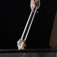 thumbnail image 4 of JIhuahe 17.7 Inch Extra Long Stainless Steel BBQ Tongs,Heavy Duty Grilling Tongs with Locking Grip for Steak, Charcoal, Food Serving,Outdoor Camping Essential,Silver, 4 of 8