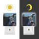 thumbnail image 3 of David Luz nocturna LED con sensor de anochecer a amanecer para dormitorio, baño, pasillo, escaleras - Lámpara LED nocturna de enchufe, 0.5W - 1 pieza, 3 of 6