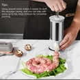 thumbnail image 6 of Petyoung Manual Sausage Stuffer, Kitchen Homemade Sausage Machine with 4 Filling Nozzles, Fast Sausage Filling For Family Gatherings And Barbecues Making Different Sizes Of Sausages, 6 of 9