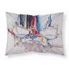 Sailboats in Dry Dock Fabric Standard Pillowcase-30 x 20.5-