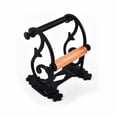 thumbnail image 6 of Renovators Supply Toilet Paper Holder Stand Wall Mount 6.5"Black Aluminum Toilet Paper Roll Holder w/Screws, 6 of 9