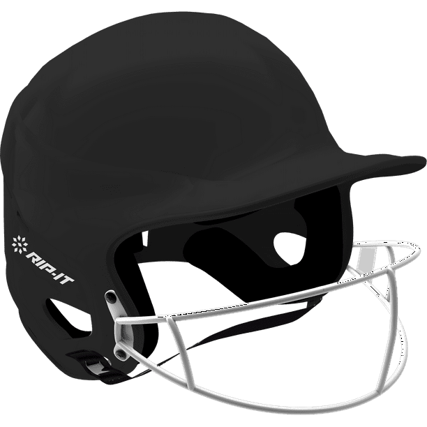 RIPIT Vision Youth Softball Helmet, Black