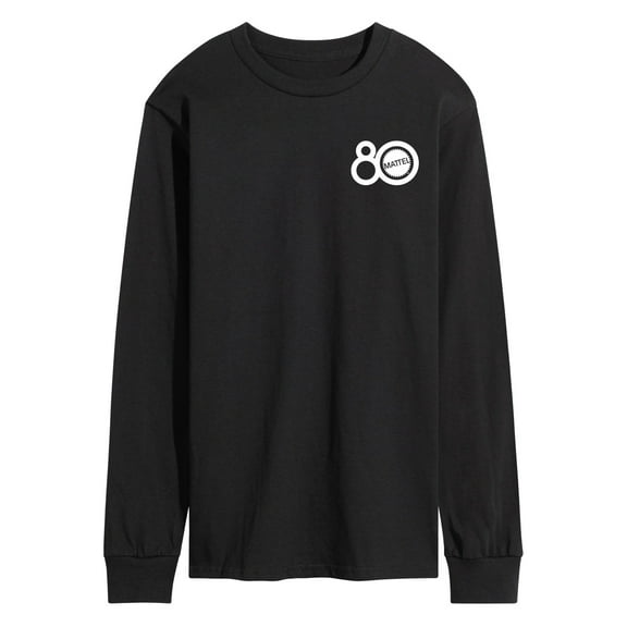 Mattel - 80Th Logos Oversized  - Men's Long Sleeve Graphic T-Shirt