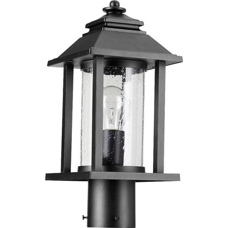 

1 Light Outdoor Post Lantern in Transitional Style 7 inches Wide By 15.5 inches High Bailey Street Home 183-Bel-3400588