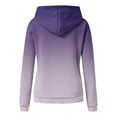 thumbnail image 3 of Jsaierl Womens Hoodies Oversized Gradient Print Hooded Sweatshirts Holiday Sweaters Workout Long Sleeve Top Hoodie, 3 of 4
