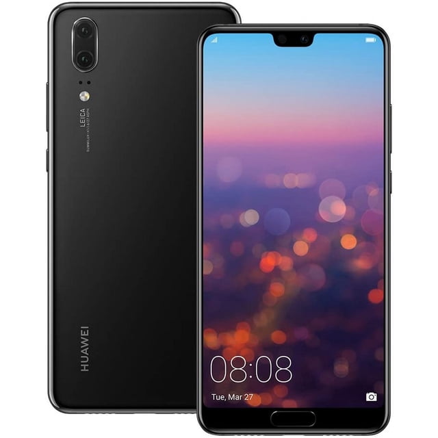Huawei P20, 128 Gb, Negro, 100% Auténtico Huawei Huawei P20 / Smartphone / Reacondicionado