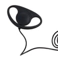 thumbnail image 4 of Bearachild Walkie Talkie en forma de D de 3,5mm, auriculares para escuchar con micrófono, altavoz portátil para el hogar y exteriores Teléfono y Comunicación, 4 of 5