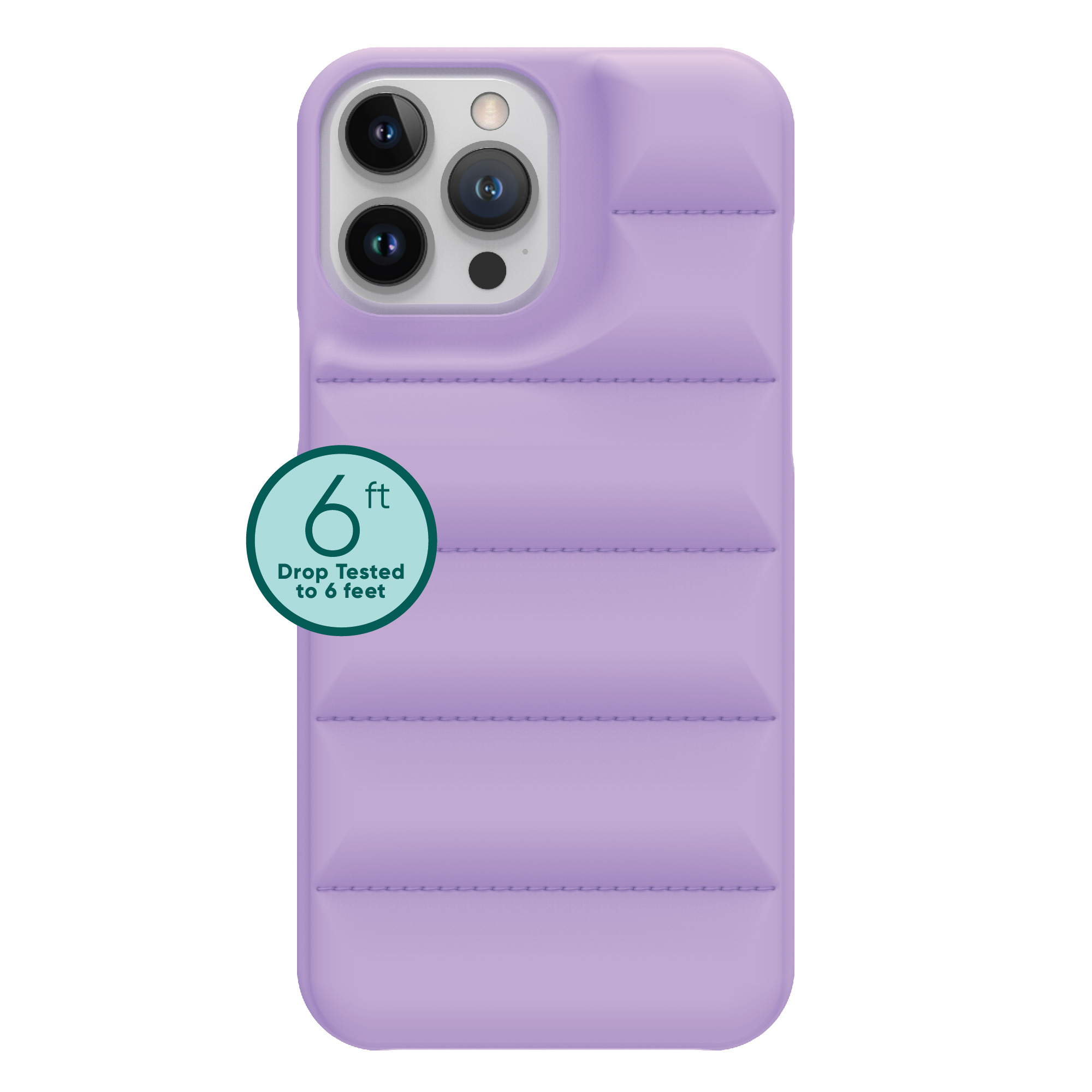 onn. Puffer Soft Quilted Phone Case for iPhone 13 Pro Max