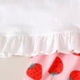 thumbnail image 4 of HCNTES Toddler Baby Girl Spring Summer Clothes Set Short Sleeves T-Shirt Tops + Shorts Cute Outfits Set For 6-24 Months 2t 3t 4t 5t 6t 7t 8t 9t Kid School Activities, 12-18 Months, 4 of 8