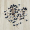 thumbnail image 6 of 50pcs Blue Fruit Berry Holly Artificial Flower Pick Christmas DIY Home Decor Ornament (12mm), 6 of 7