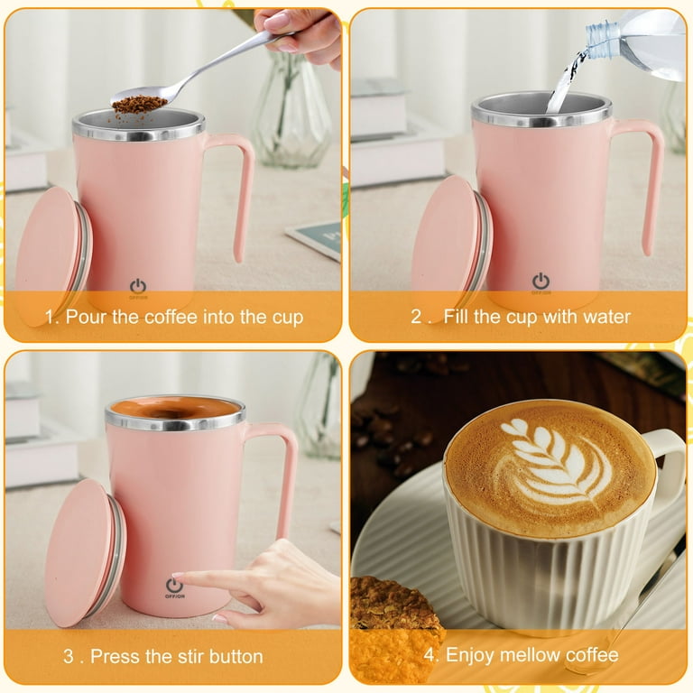 Automatic Stirring Cup Coffee Cup Milk Shake Cup Portable Drink