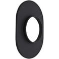 thumbnail image 2 of Cobra-Tek Aluminum 12" Oval Air Cleaner Base Smooth Black Fits 5 1/8" Carburetor Neck, 2 of 4