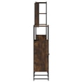 thumbnail image 5 of vidaXL 4 Piece Bathroom Furniture Set Smoked Oak Engineered Wood, 5 of 5