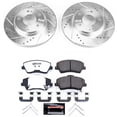 thumbnail image 3 of PowerStop Front Z36 Truck & Tow Carbon-Fiber Ceramic Brake Pad and Drilled and Slotted Rotor Kit Fits: HYUNDAI KIA Select Models K7893-36, 3 of 9