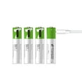 thumbnail image 3 of LANKOO USB AAA Lithium Ion Rechargeable AAA Battery Fast Charge with Type C Port Cable 4-Pack, 3 of 6