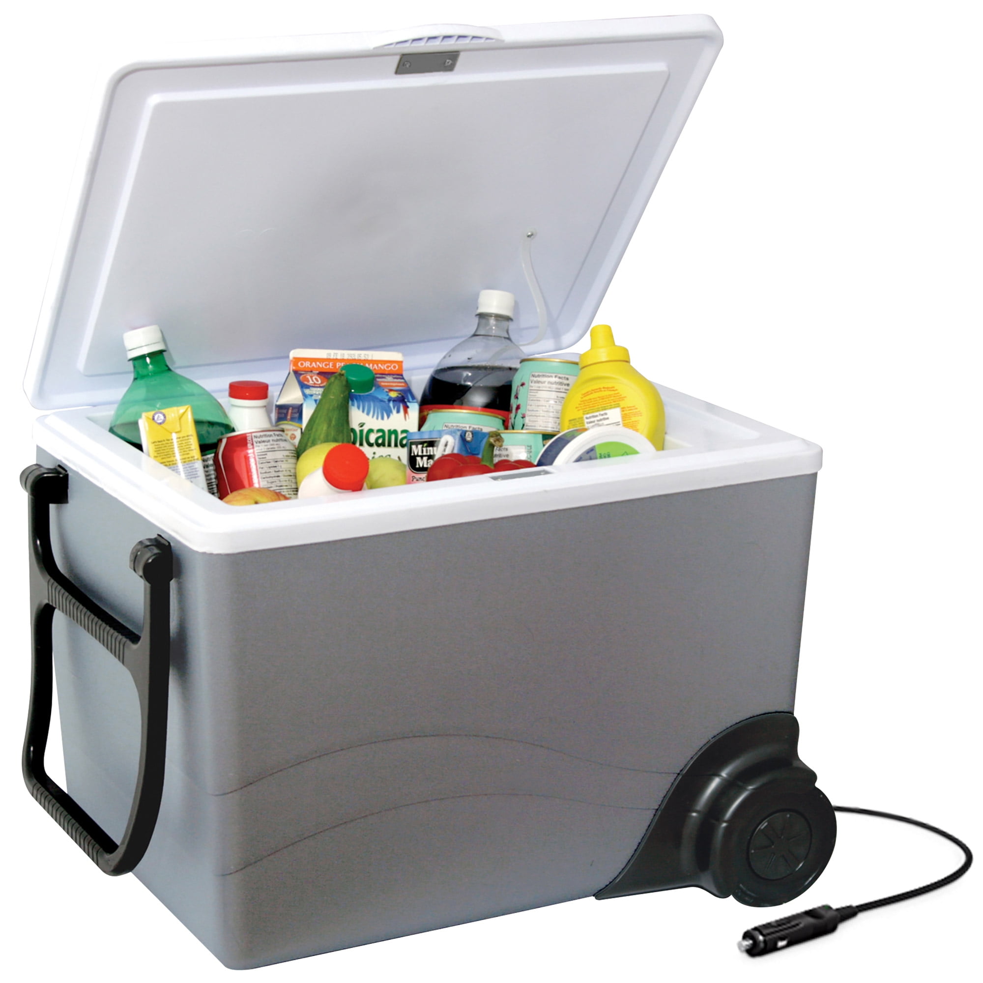 Koolatron Wheeler W75 Thermoelectric 12V Cooler Warmer, 34 L - Can Fit up  to 57 Cans - Walmart.com