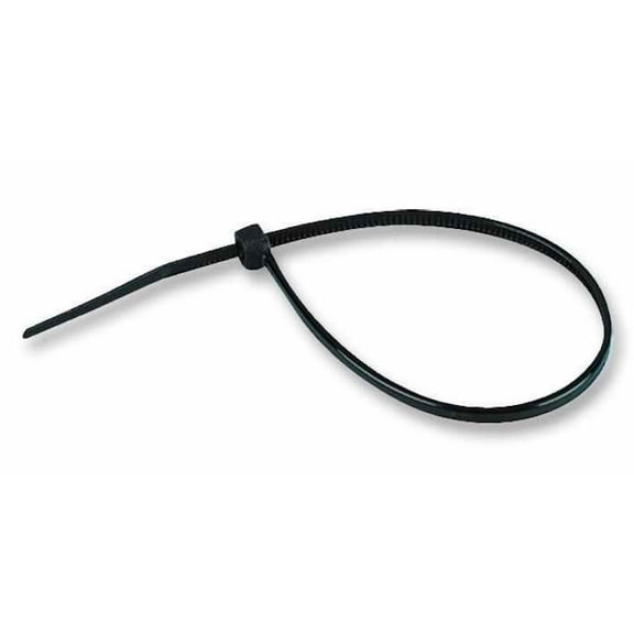 PRO POWER - Weatherproof Cable Ties Black 200mm x 4.5mm 100 Pack