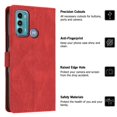 thumbnail image 2 of Leather Magnetic Clasp Case with Flip Wallet Stand Function Cover compatible Moto G60 /G40 Fusion Cheap and fine, 2 of 5