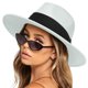 thumbnail image 4 of Sombrero de verano para mujer, protección solar, playa, ala ancha, 4 of 5