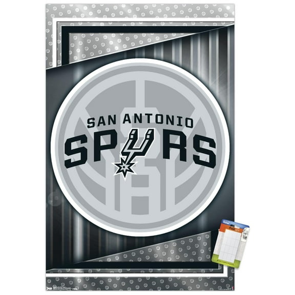 NBA San Antonio Spurs - Logo 17 Wall Poster, 14.725" x 22.375"