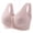 Grey, variant on Clothing Bra Under $5 Women Lace Front Button Shaping Cup Adjustable Shoulder Strap Large Size Bra