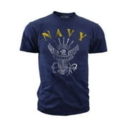 Black Ink Design US Navy Classic "Emblem" Men's T-Shirt