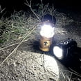 thumbnail image 4 of Generic Solar-Powered Camping Lantern with Flashlight, Rechargeable Battery, and Dual Power Supply for Outdoor Adventures, Hiking, and Travel - Gold, 110-220V US Plug, 4 of 6