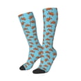 thumbnail image 2 of Haiem Turtle Socks, Funny Novelty Crazy Design Cotton Socks Sports Socks Knee High Socks For Men, Women,1Pairs - Gift For Working Friends, 2 of 8