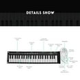 thumbnail image 5 of Fridja Portable 49 Keys Flexible Roll Up Piano Electronic Soft Keyboard Piano Silicone Xmas Gift, 5 of 7
