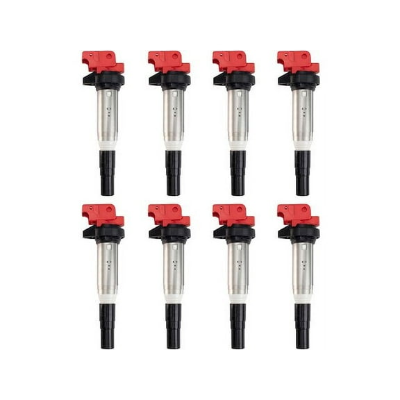 Ignition Coil Set 8 Piece - Compatible with 2013 - 2016 BMW M5 4.4L V8 2014 2015