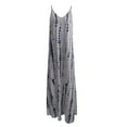 thumbnail image 3 of Femmes Été Boho Plage Imprimé Longue Robe Dentelle Épaule Froide Casual Maxi Robe, 3 of 5