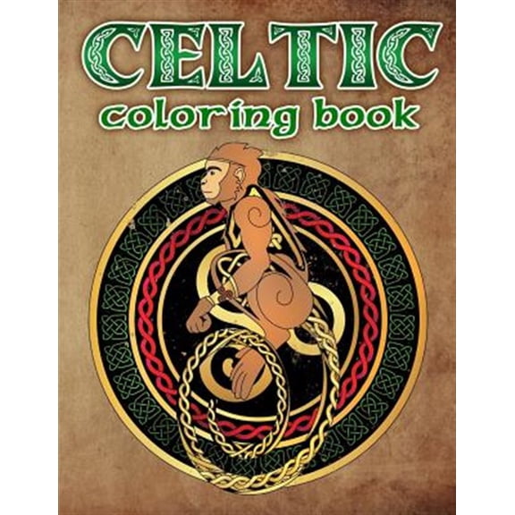 Pre-Owned Celtic Art Books: Celtic Coloring Book: Spiritual Celtic Designs and Stress Relieving Mandalas Inspired by Celtic Mythology & Symbols (Paperback)