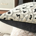 thumbnail image 6 of Velvet Jacquard Throw Pillow Cover, Modern Leopard Pattern Decorative Cushion Case for Sofa Couch Bed, Textured Accent Pillow Cover, Multiple Colors (Cover Only), 6 of 10