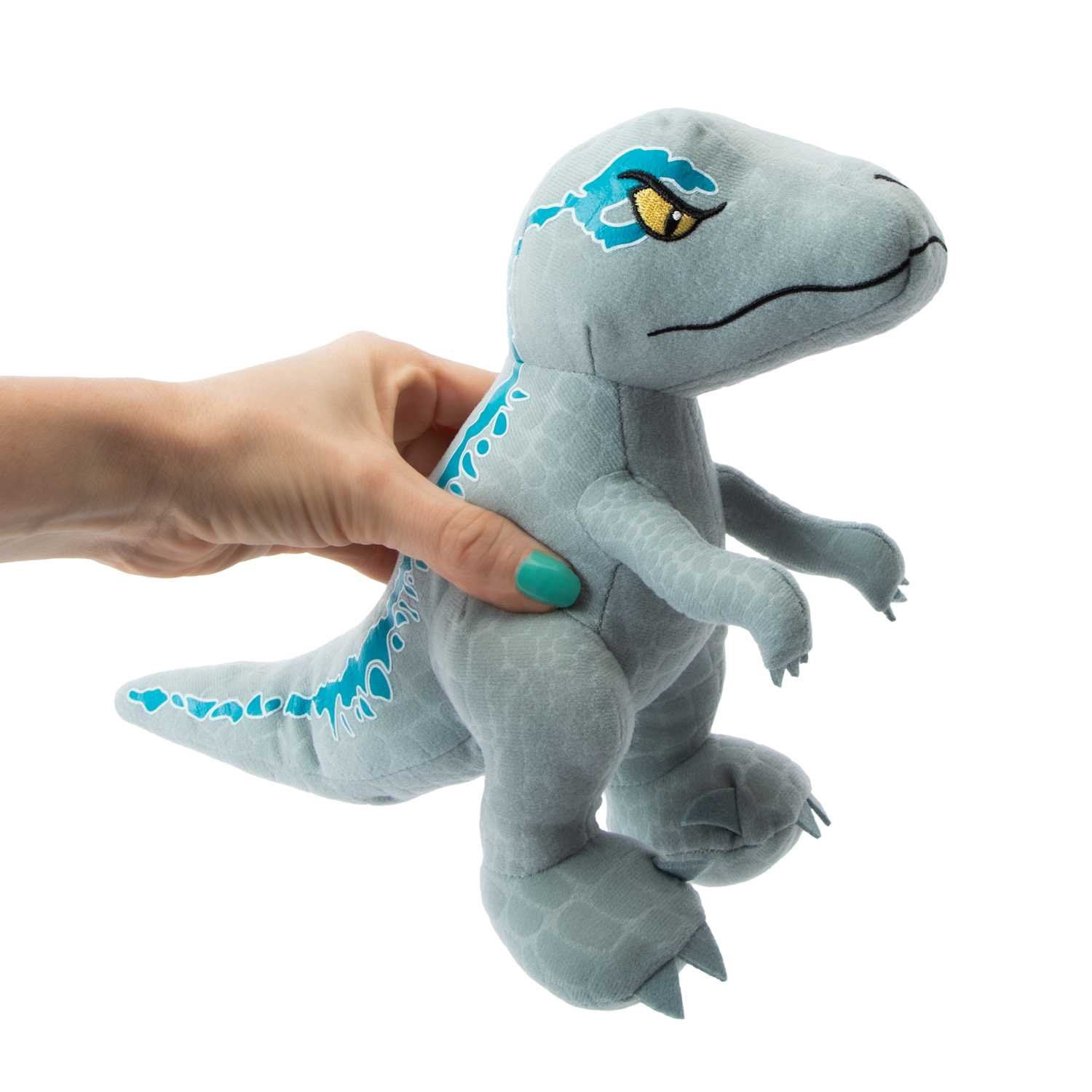 Jurassic World 9" Plush Velociraptor Blue
