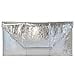 thumbnail image 3 of JNB Crushed Metallic Envelope Clutch, Silver, 3 of 4