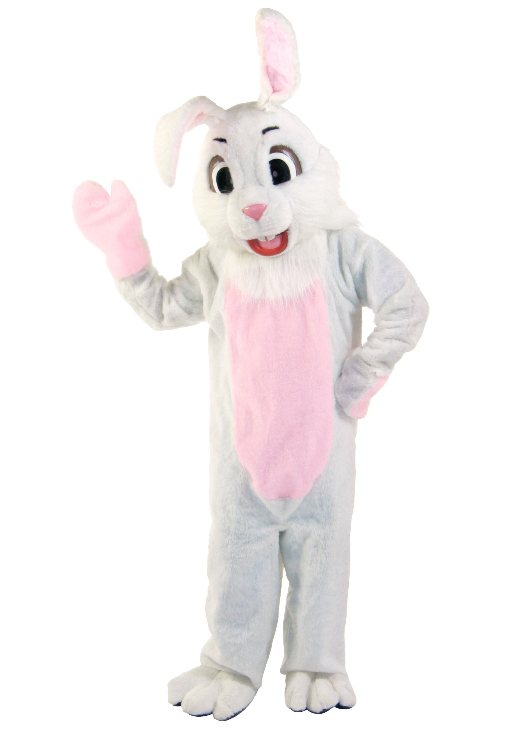 Hot Easter Bunny Mascot Costume Cartoon Rabbit Cosplay Adult Fancy Dress Outfit 