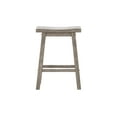 thumbnail image 2 of Boraam Sonoma 24in. Backless Saddle Wood Counter Stool, Storm Gray Wire-Brush Finish, 2 of 6