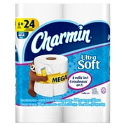 Charmin Ultra Soft Toilet Paper 6 Mega Rolls